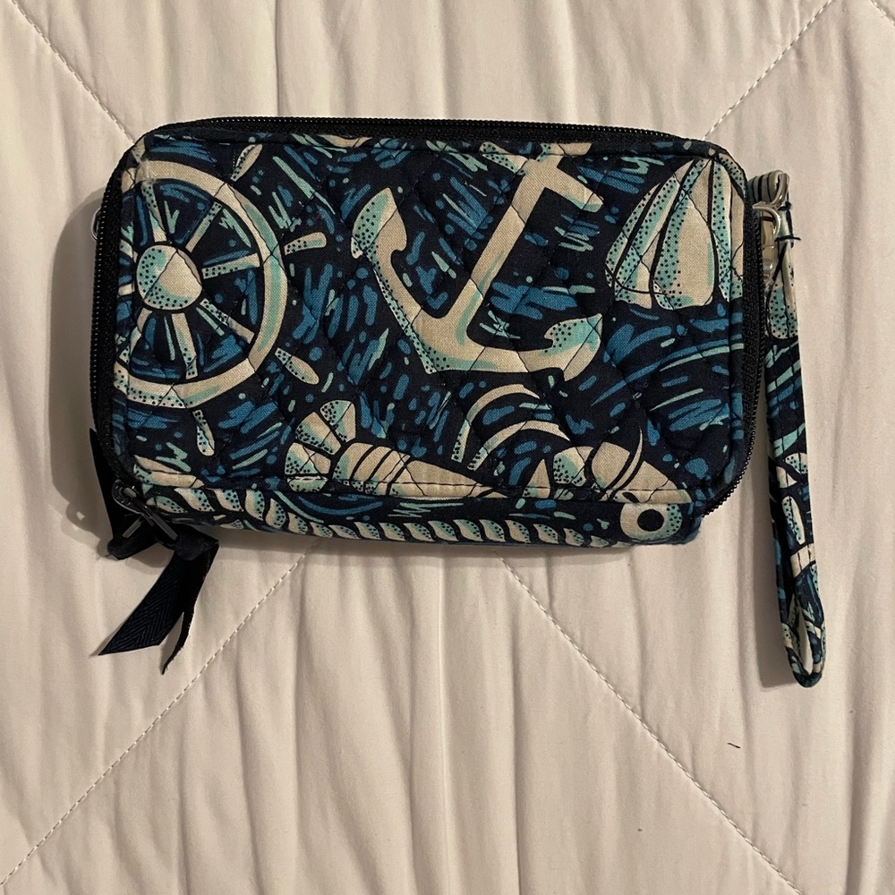 Vera Bradley wallet/wristlet and cup